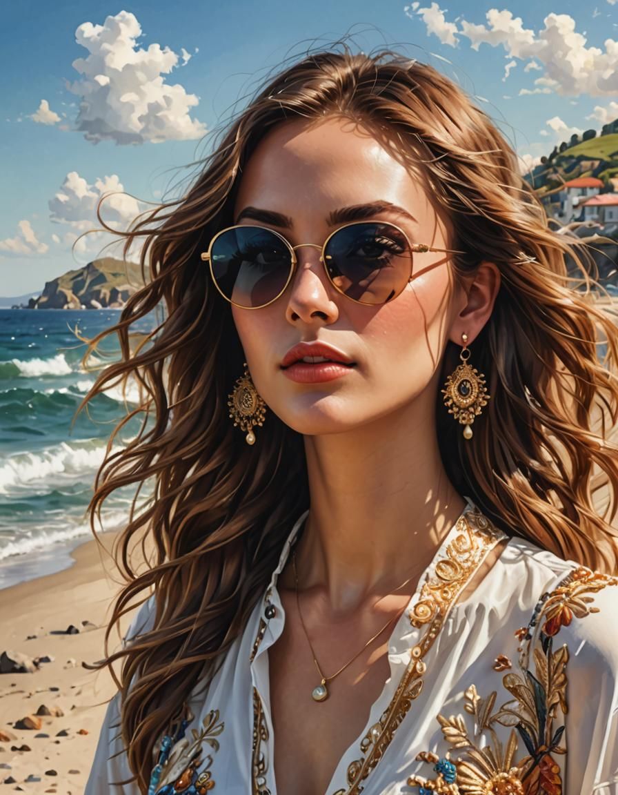 by the sea