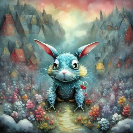 Cartooncore Interstellar Mechs in Whimsical Style