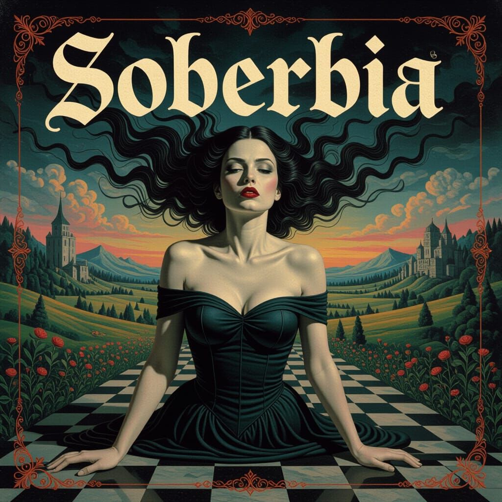 Woman Drowning in Arrogance Album Cover Art