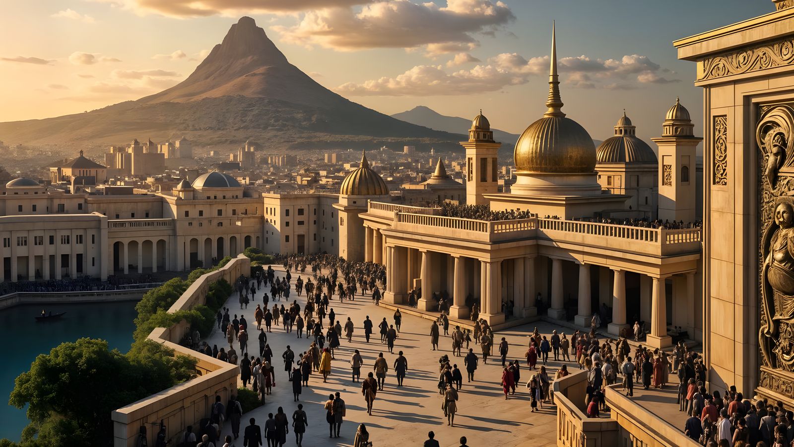 Ancient Greek City of Themiscyria on the Black Sea