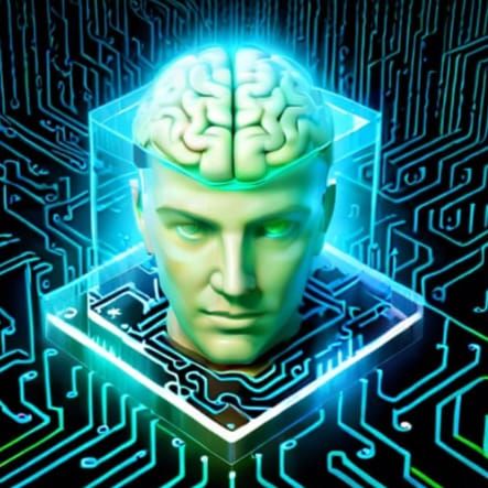 Cybernetic Brain Maze in Isometric Circuitboard