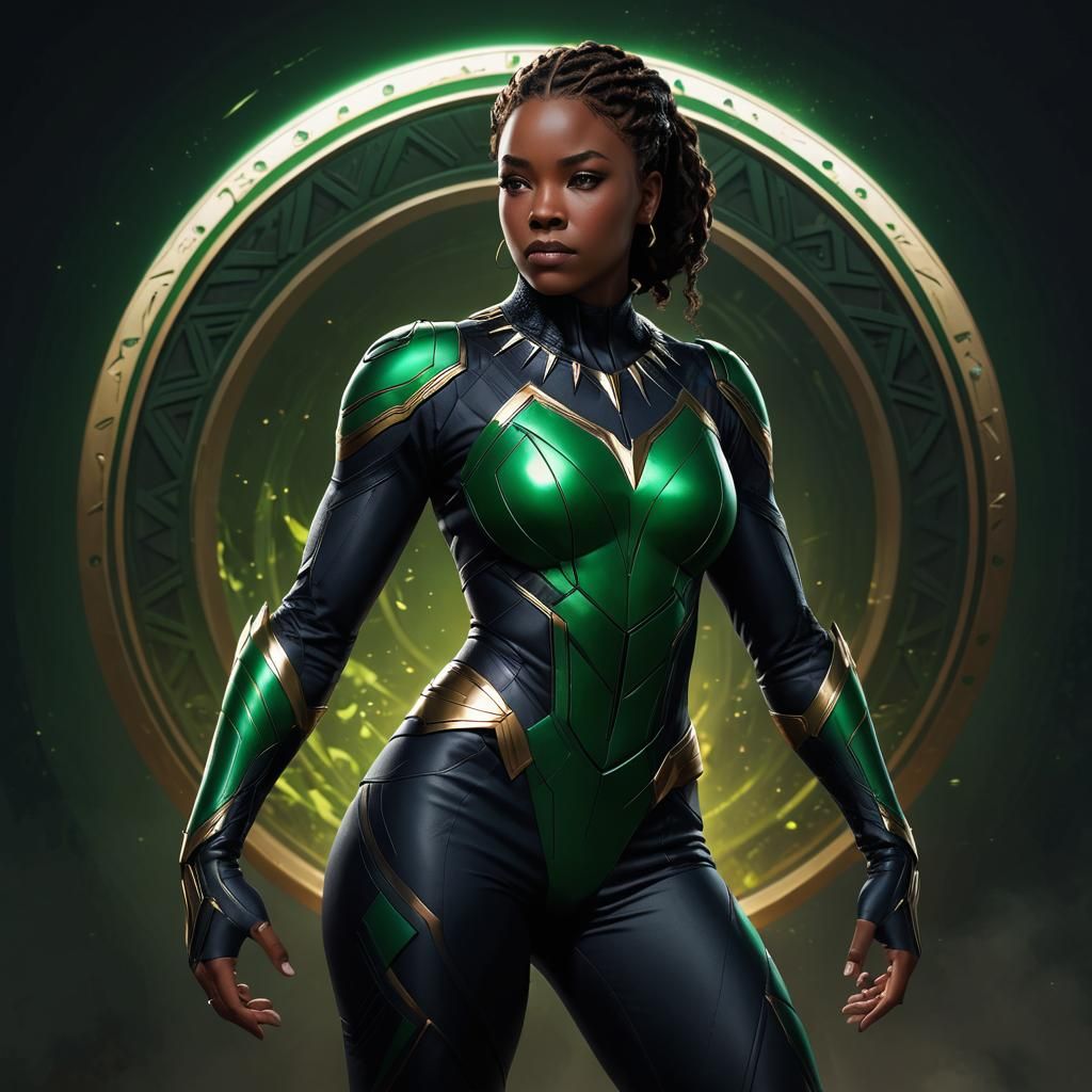 Nakia as Black Panther Concept Art