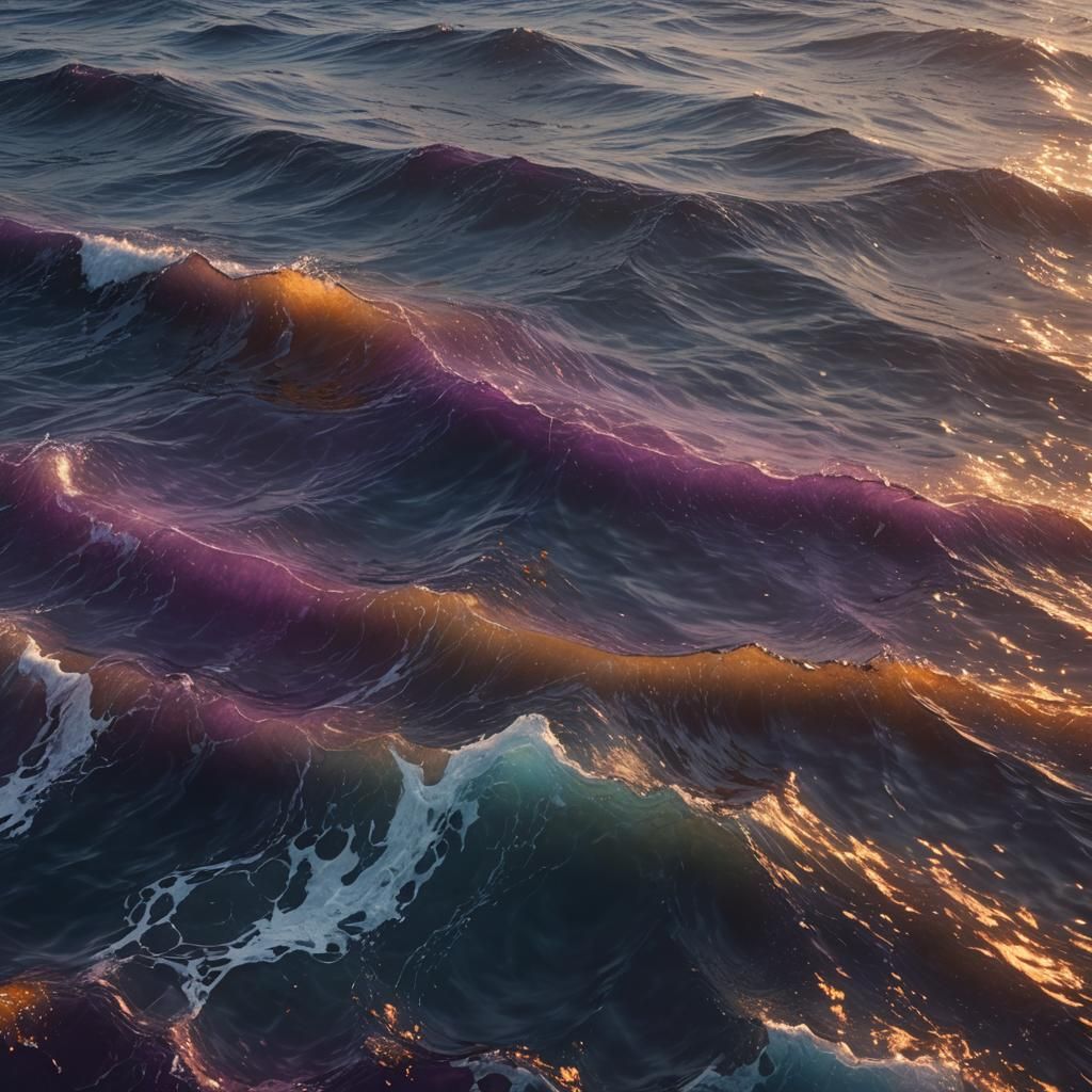 Brilliant Crystal-Clear Ocean in a Fantasy Environment