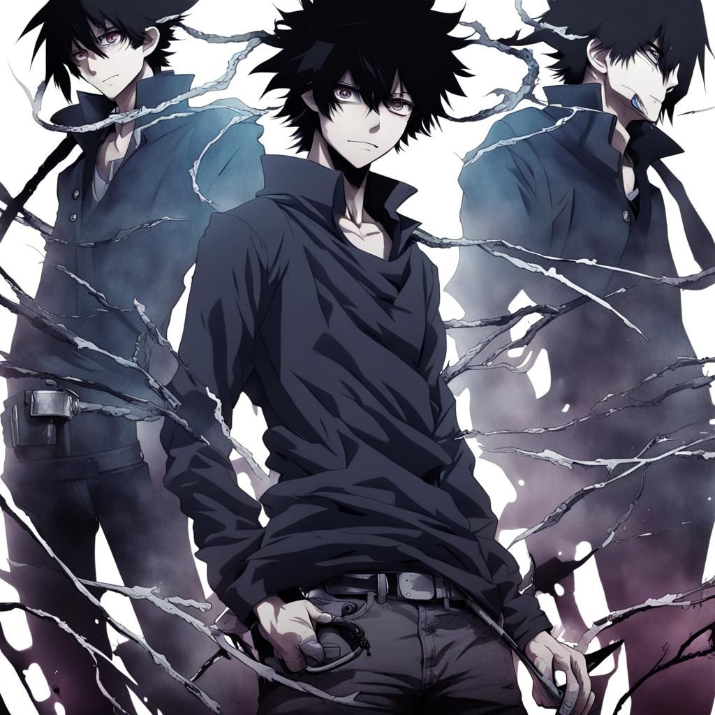 Anime-Style Dabi Character Illustration