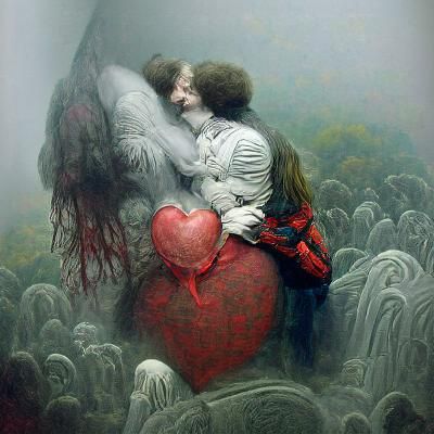 Eternal Horror: Love in Gustave Doré Style