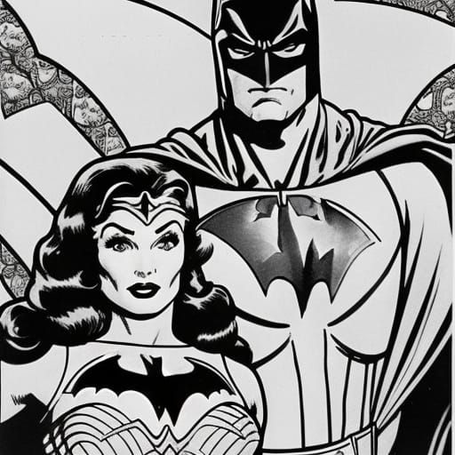 WonderBat Coloring Page I