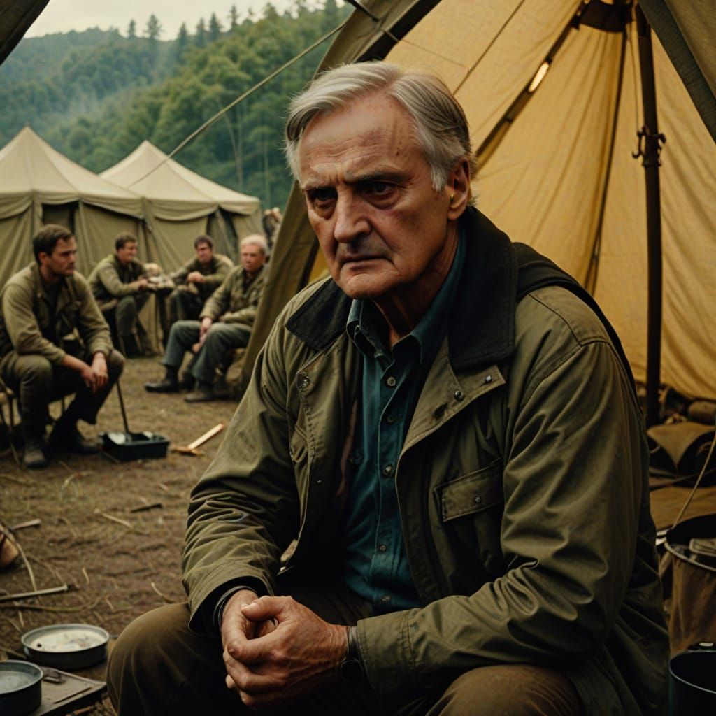 Alan Alada as Hawkeye Pierce on M*A*S*H 1972 Cinematic film ...