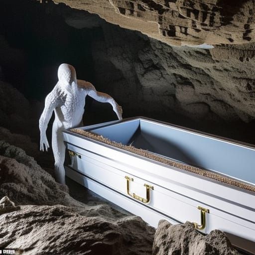 Gothic Ocean Burial: A Sinister Woodcut Art