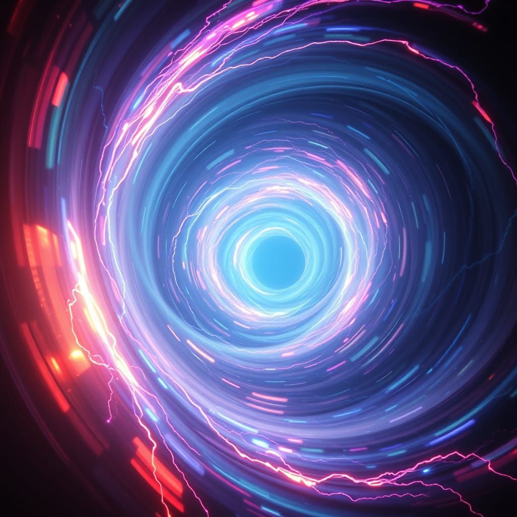 Cosmic Vortex: Swirling Portal to the Unknown