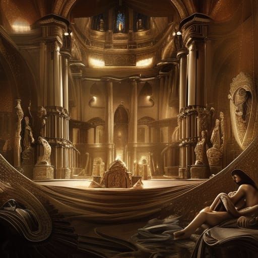 Epic Holy Figure in Dramatic Digital Painting