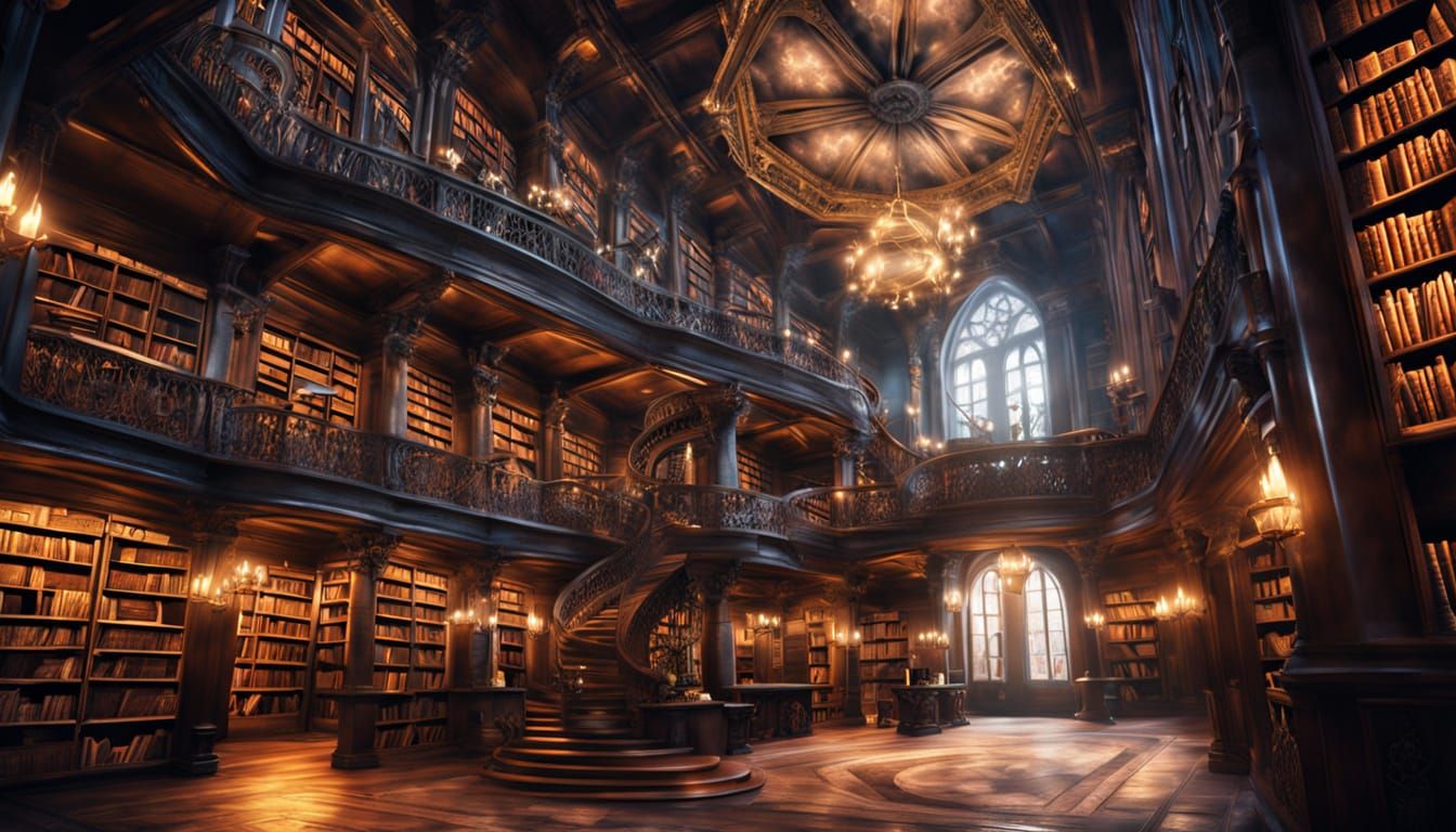 Gothic Epic Library of Celestial Wonders