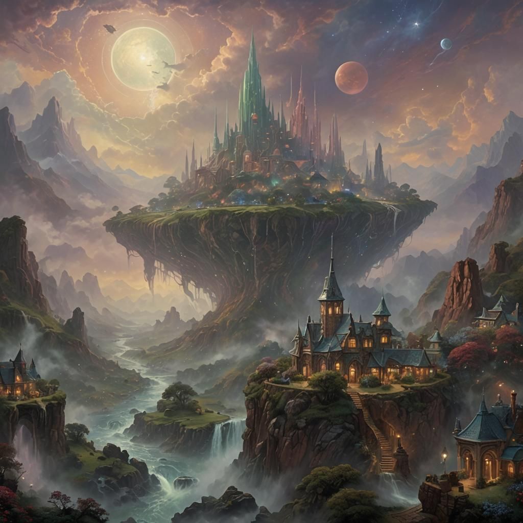 Venusian Martian Mashup in Ethereal Fantasy Style