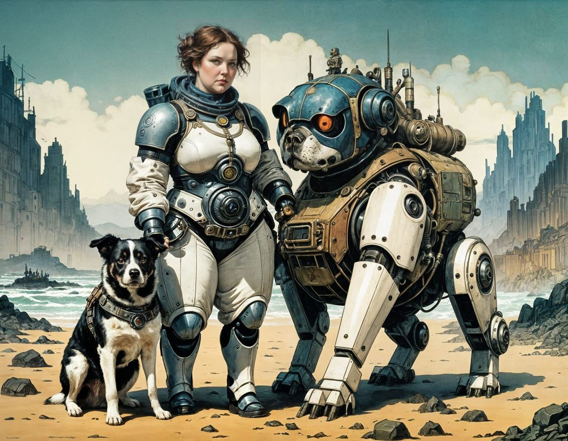 Steel and Soul Companions in a Gritty Apocalypse