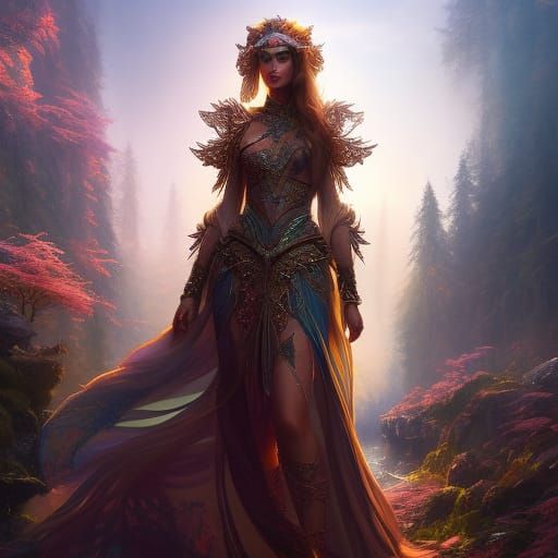 Hyperrealistic Portrait of a Beautiful Woman