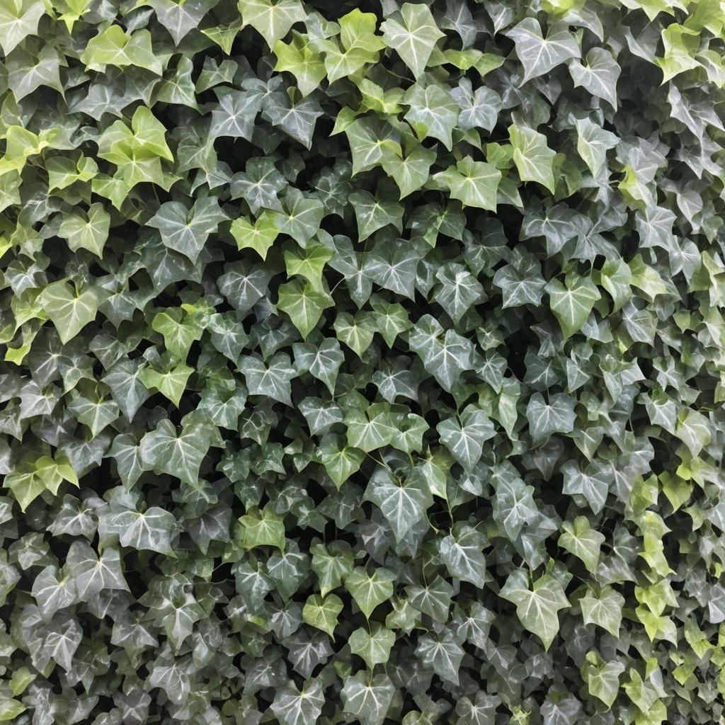 Lush Ivy Growing in a Garden Setting