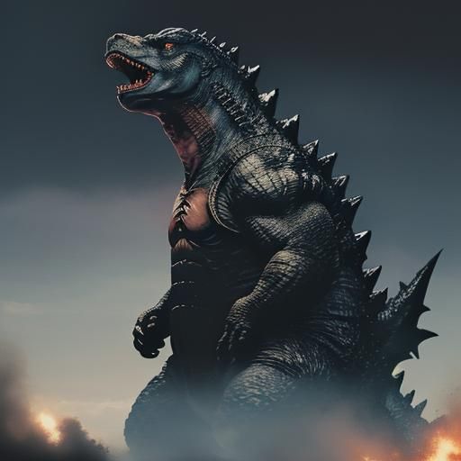 Godzilla in Uniform: A Unique Depiction