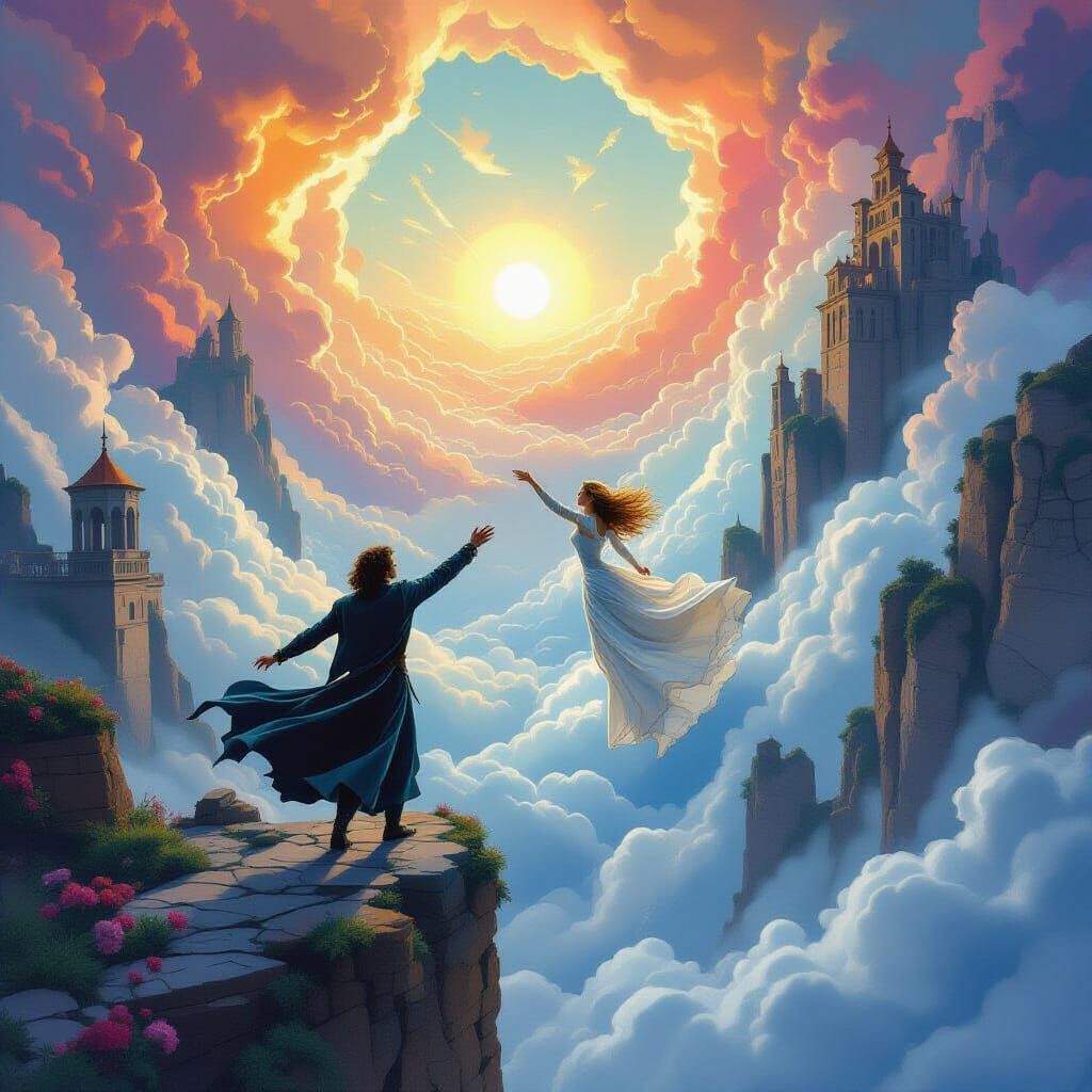 Princess Bride Surreal Dreamscape Poster