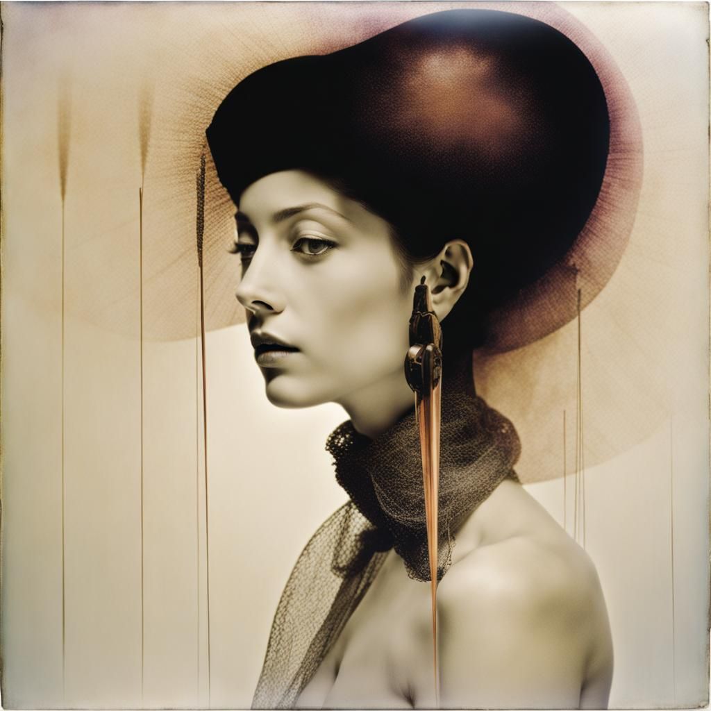 Cosmic Blade Devouring Reality in Gum Bichromate