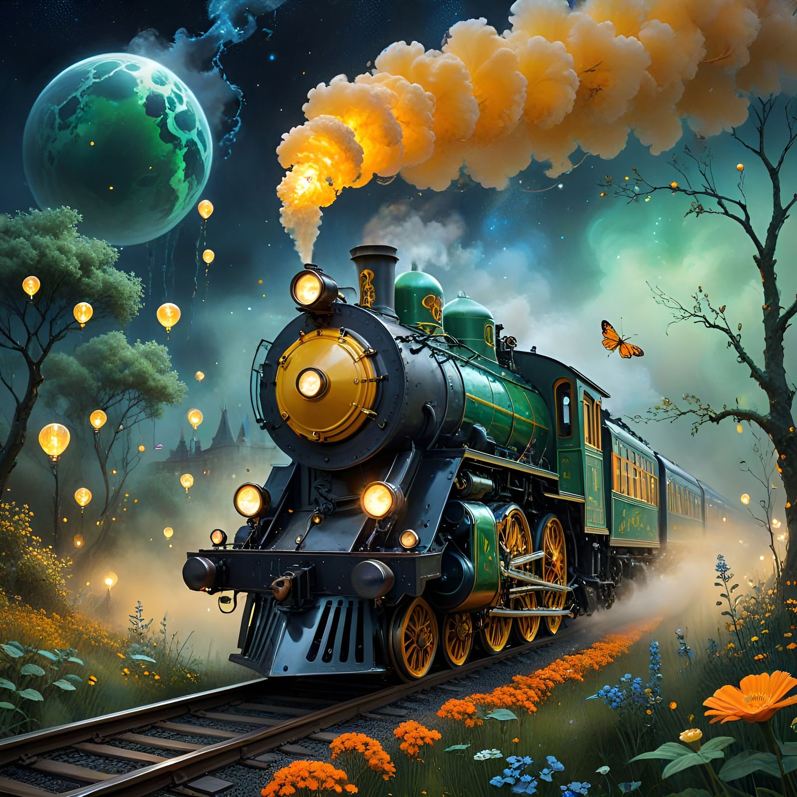 THE DRAGONFLY TRAIN 🚂