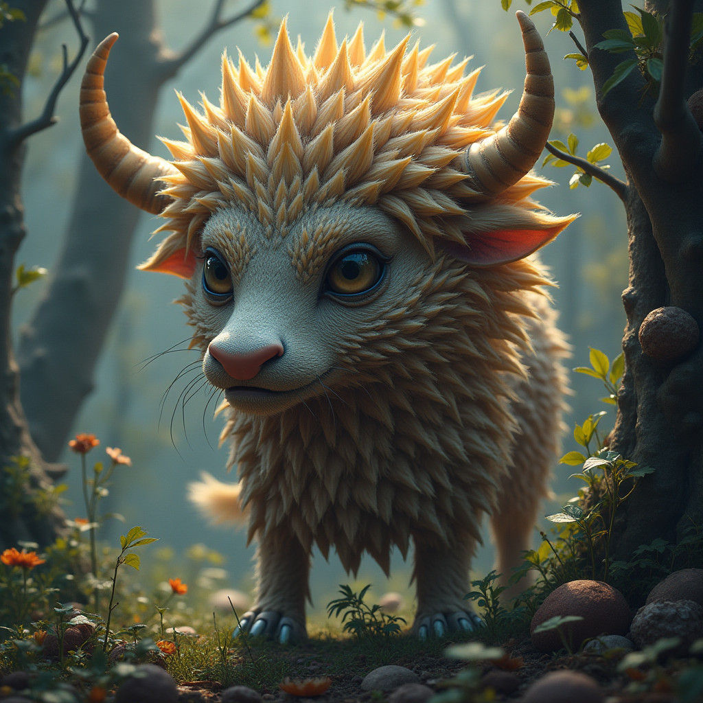 Boy on Chessboard: Fantasy Triumph in Detailed Painting