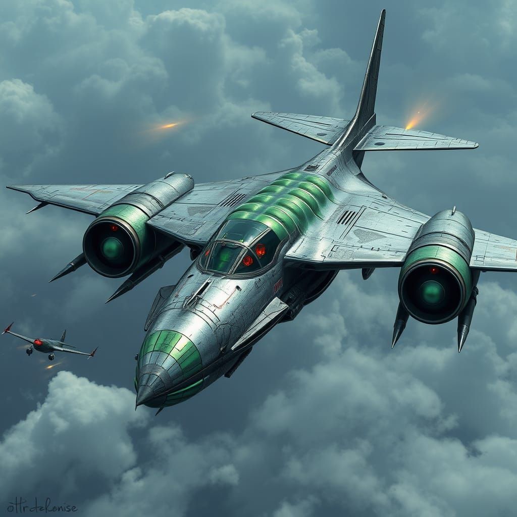 Cyberpunk Meets Prehistory: Flying Crocodile Bomber