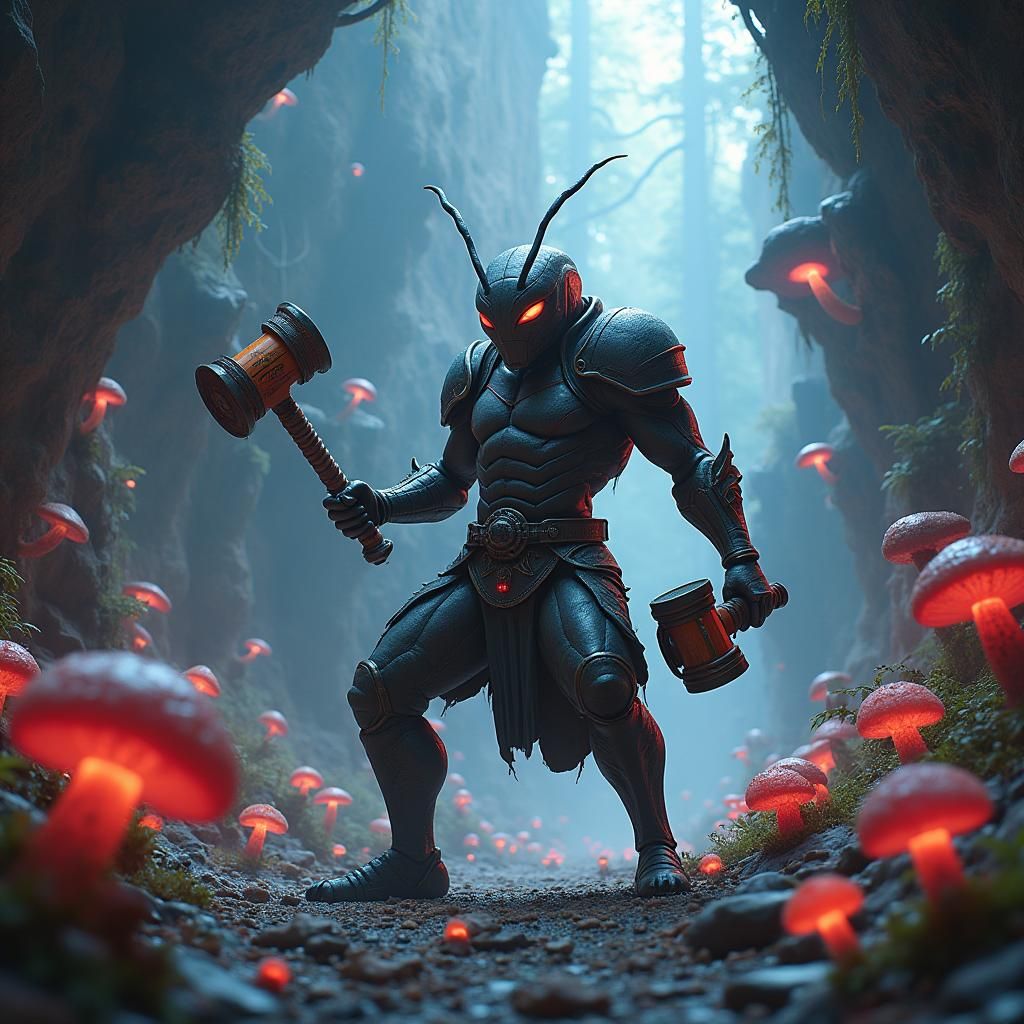 Heroic Termite Warrior in Underground Metropolis