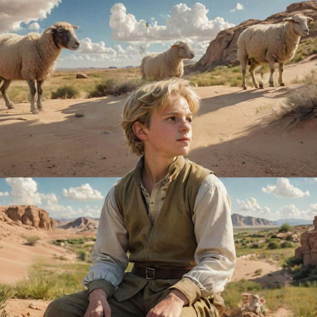 The Little Prince: A Young Boy's Sketch of a Lovable Sheep