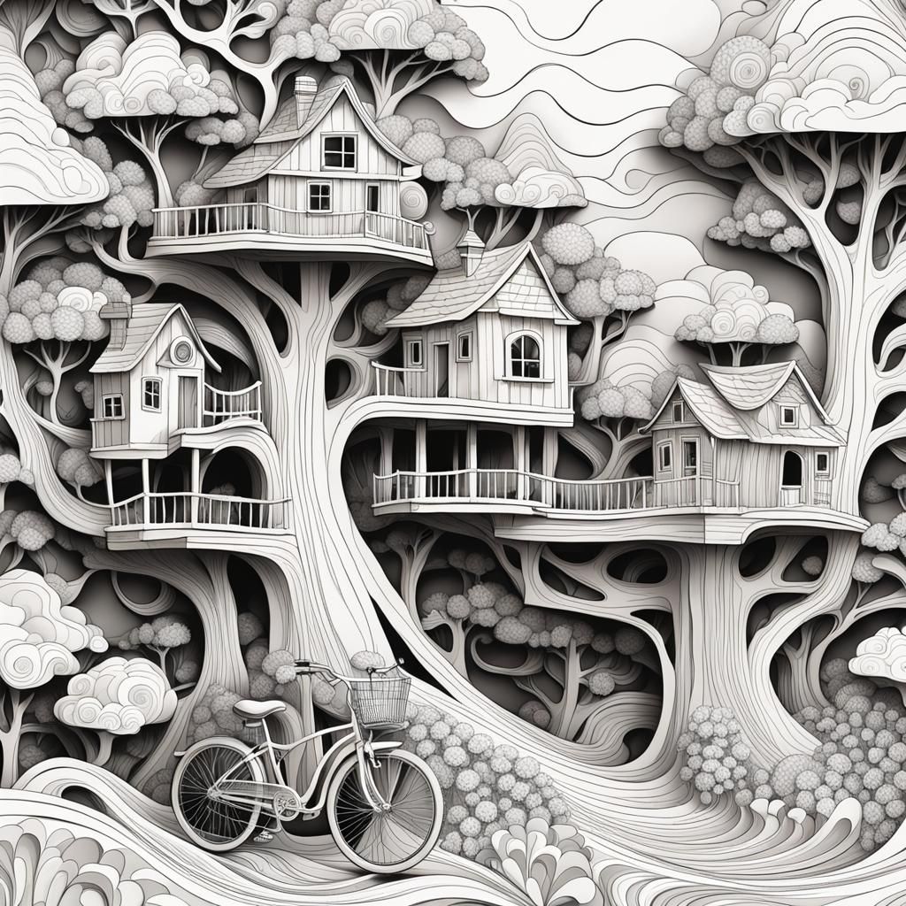 Heartwarming Outdoor Adventures with Abstract Elements