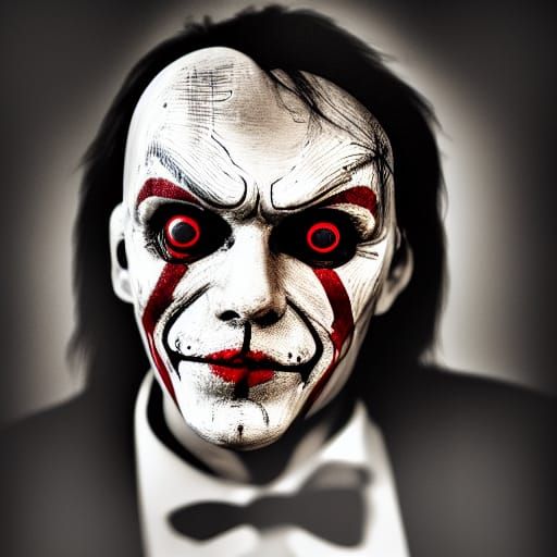 Billy the Puppet Portrait in Ambient Light