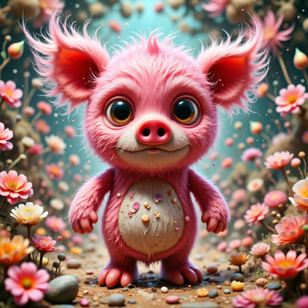 Pink Teddypig