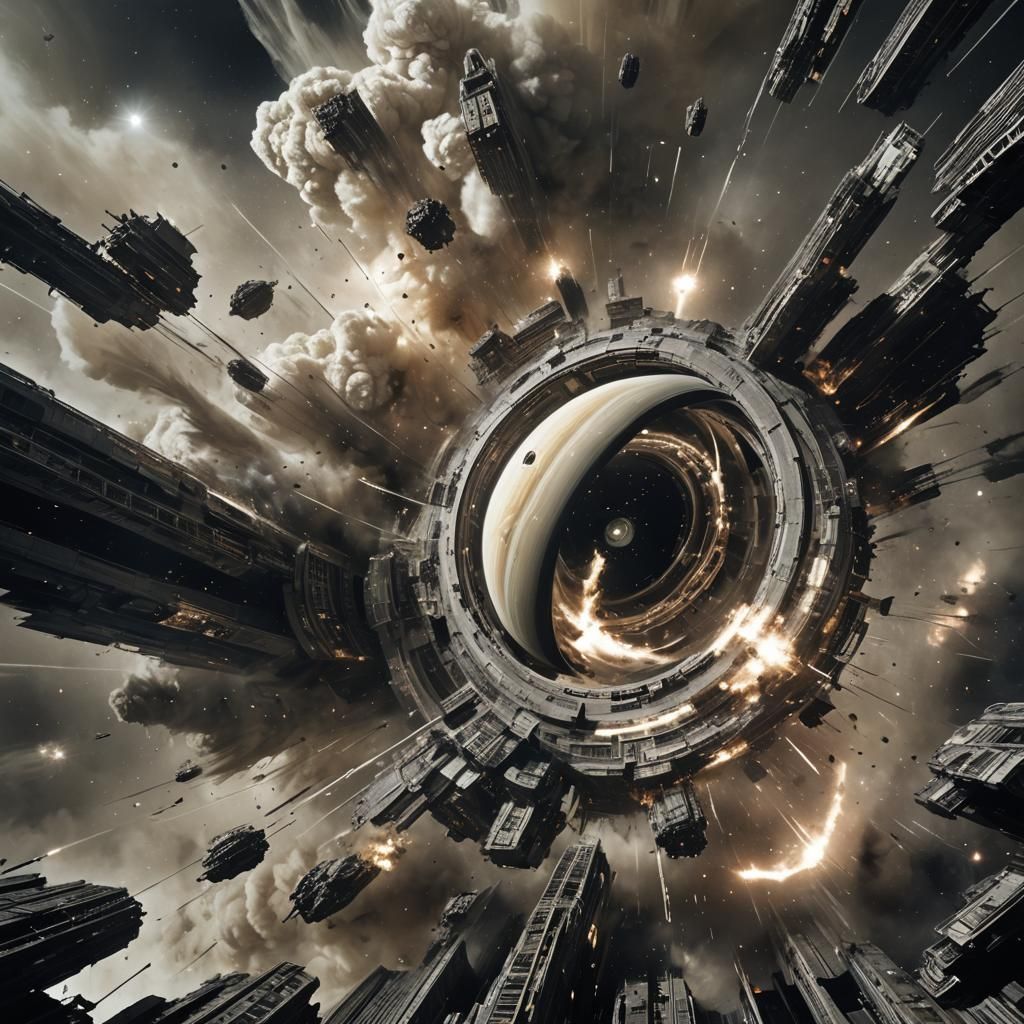 Saturn Rocket Launch: Ignition and Ascent