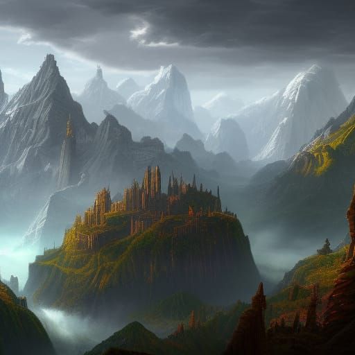 Fantastical Ohio Landscape in Deep Color