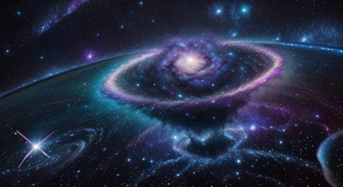 Neutron Star Merger in Cosmic Web: Holographic Nebula