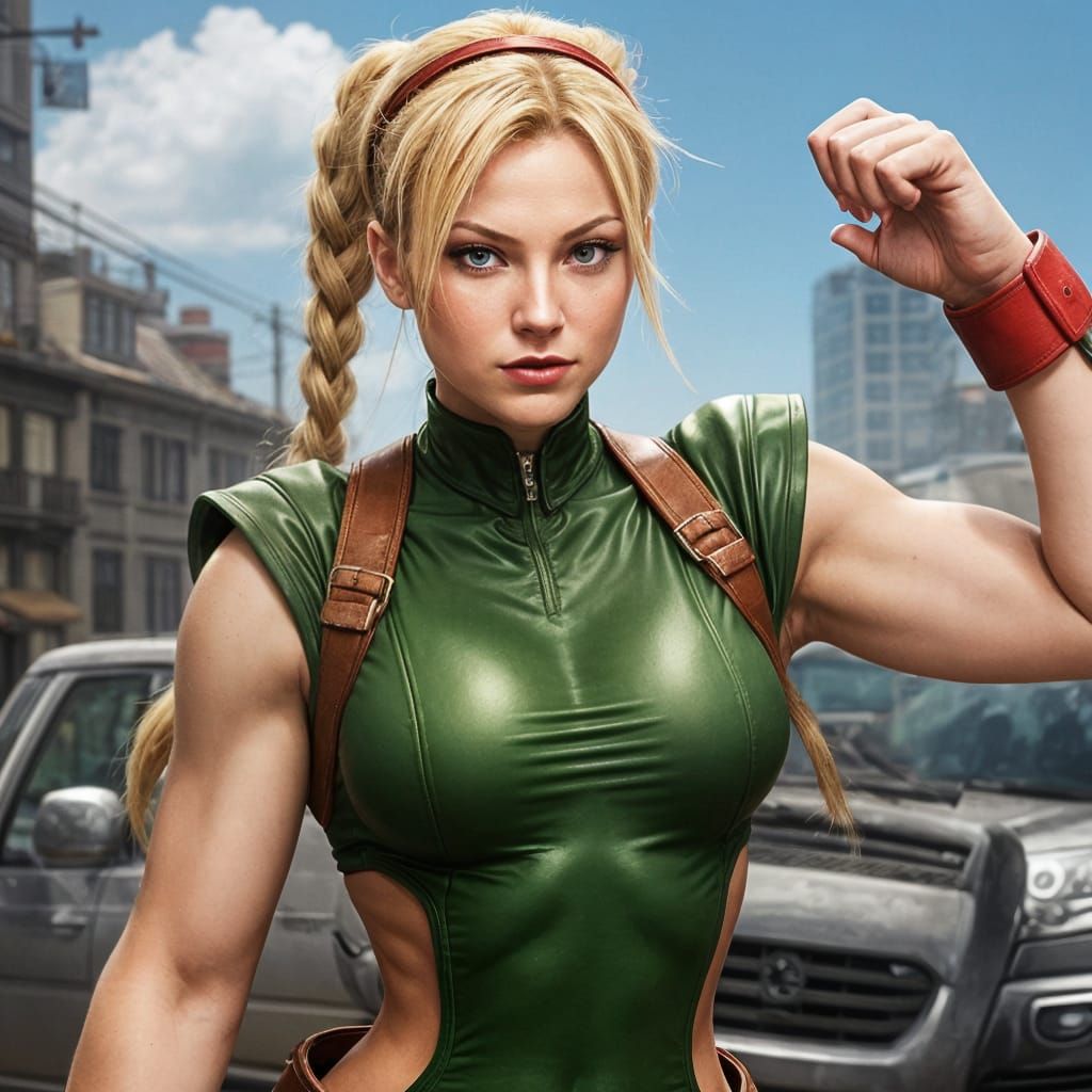 Cammy White in Cyberpunk Style