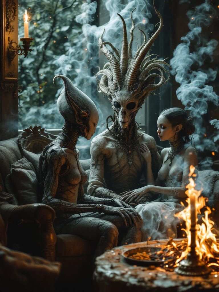 Mixed Family Post-Opera: Hyperrealistic Biological Study