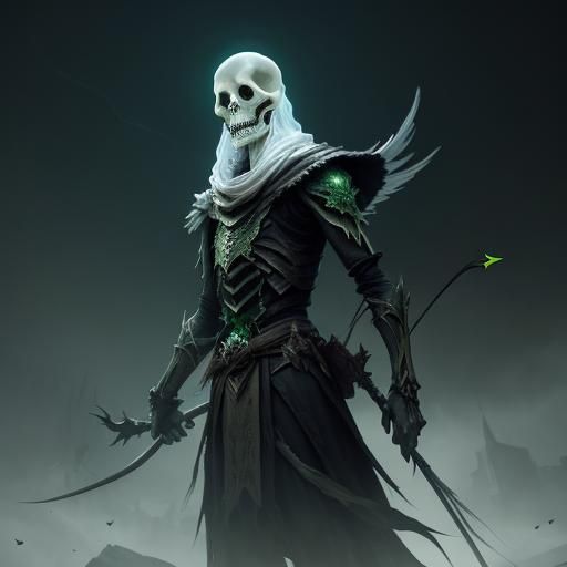 Eerie Spectral Archer Concept Art