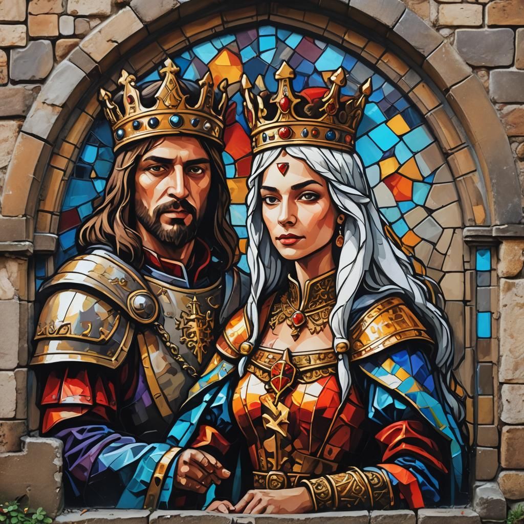 Medieval Royals Gaming: Graffiti Art in Polychromatic Hues