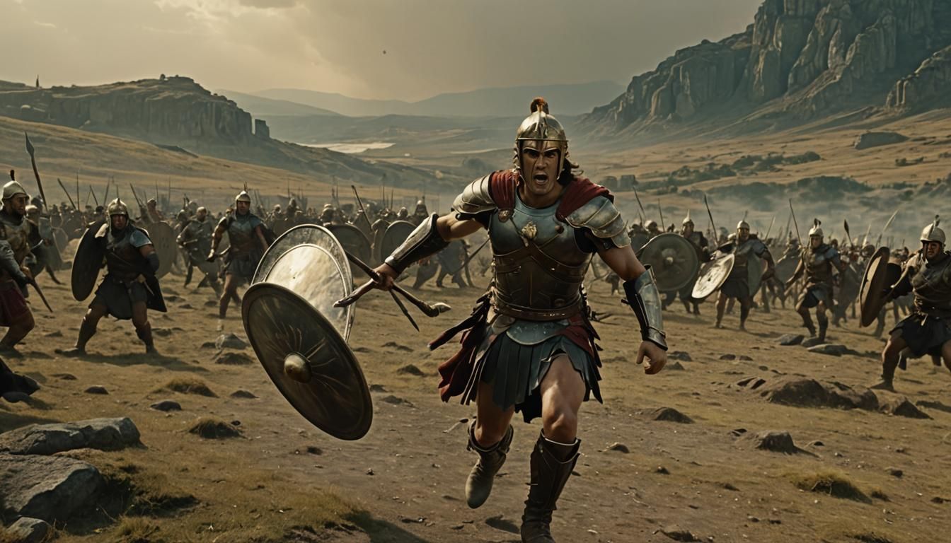 Alexander the Great on Ancient Battlefield, Cinematic