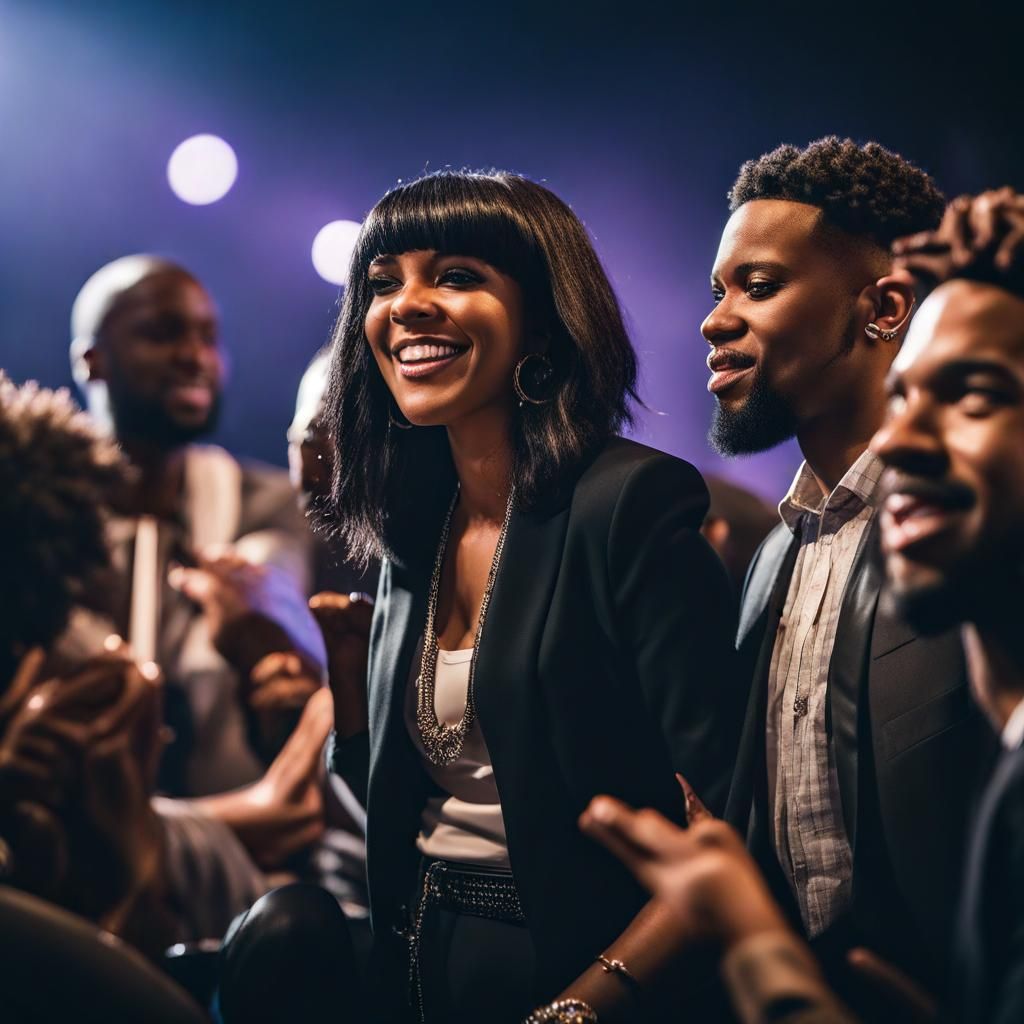 Entertainment Lawyer with Hip-Hop Clients at Concert