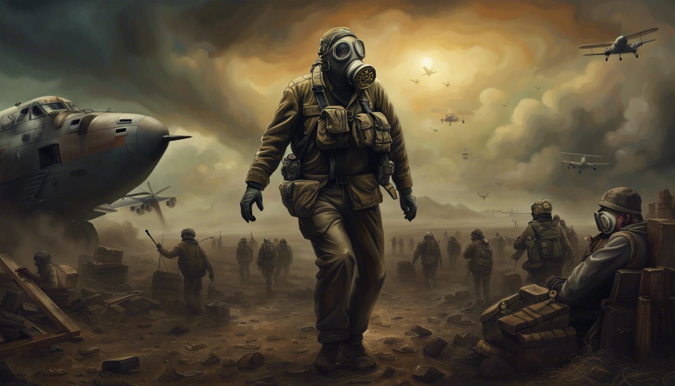 Epic Undead Army in Atmospheric Digital Matte Painting