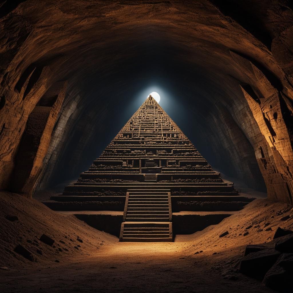 Massive Underground Pyramid City