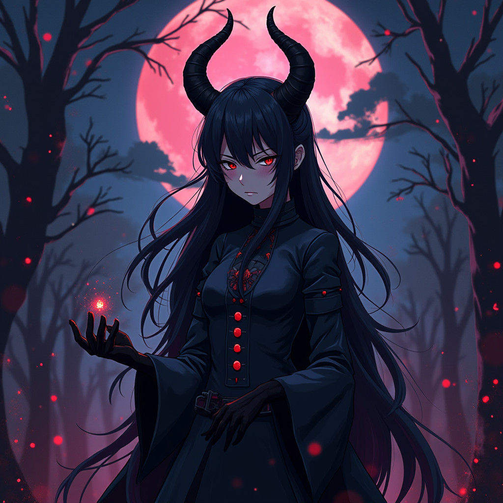 Grimdark Anime Cel-Shaded Manga Scan