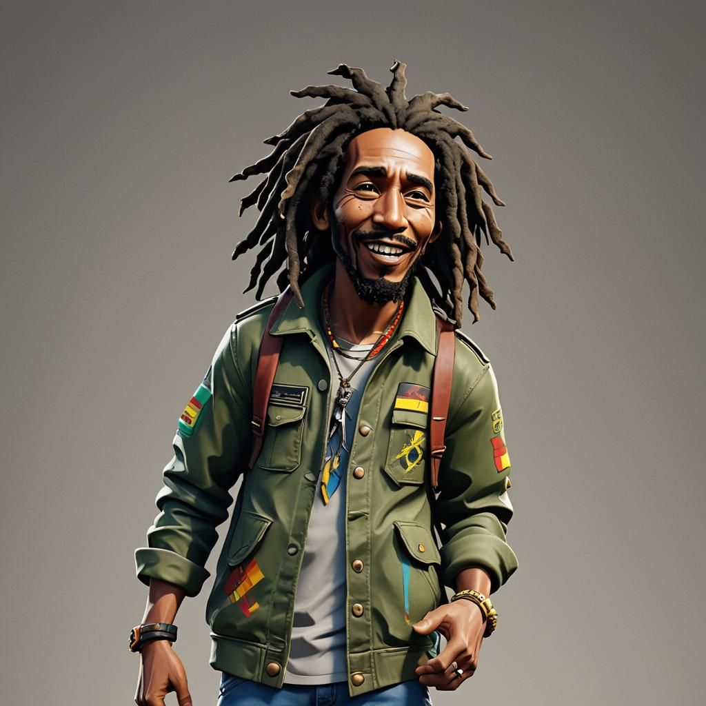 Bob Marley as Fortnite Character