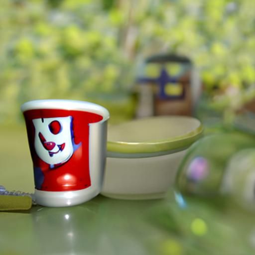 Hyperdetailed Jack in the Box with Tea Cup