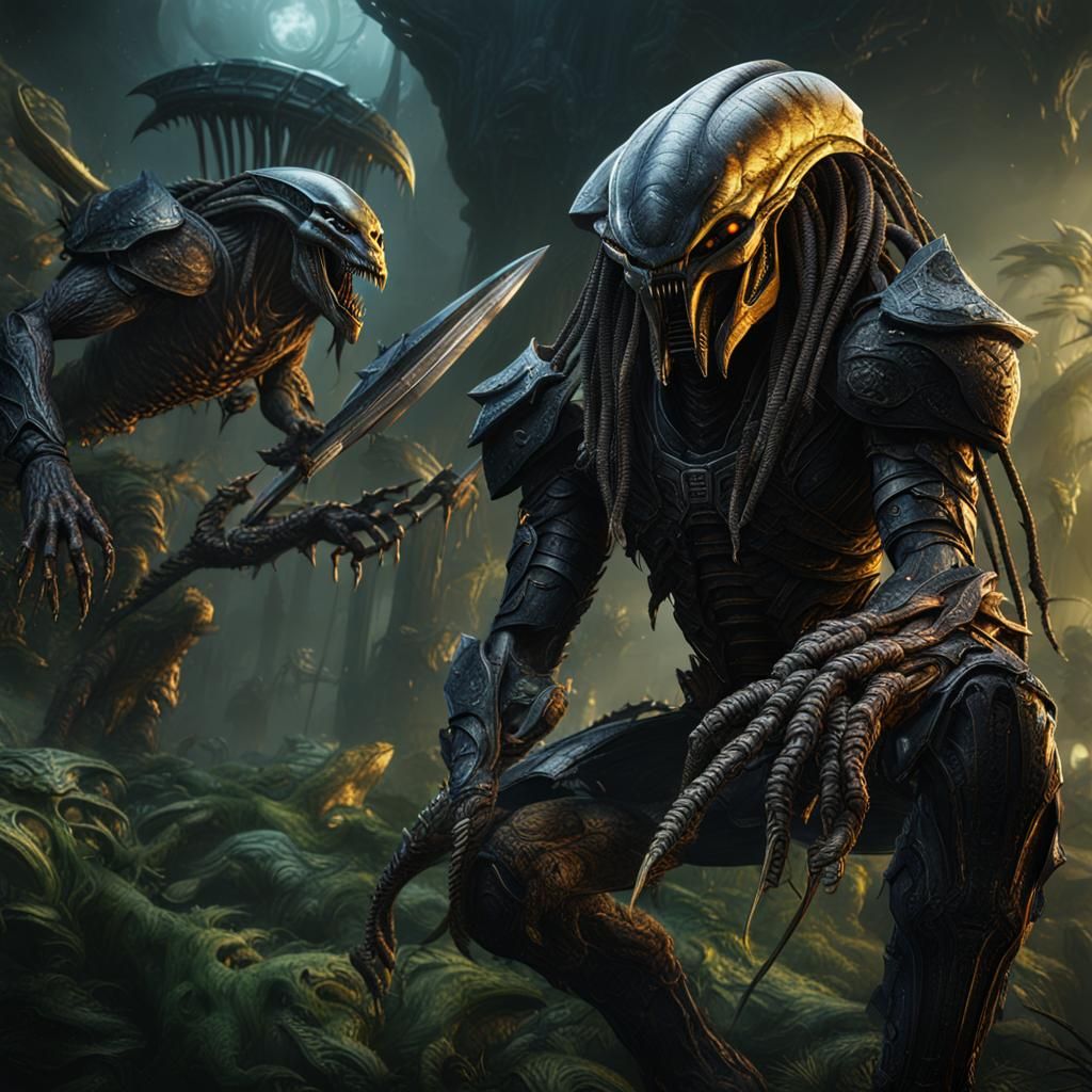 Aliens Versus Predator: Detailed Matte Painting