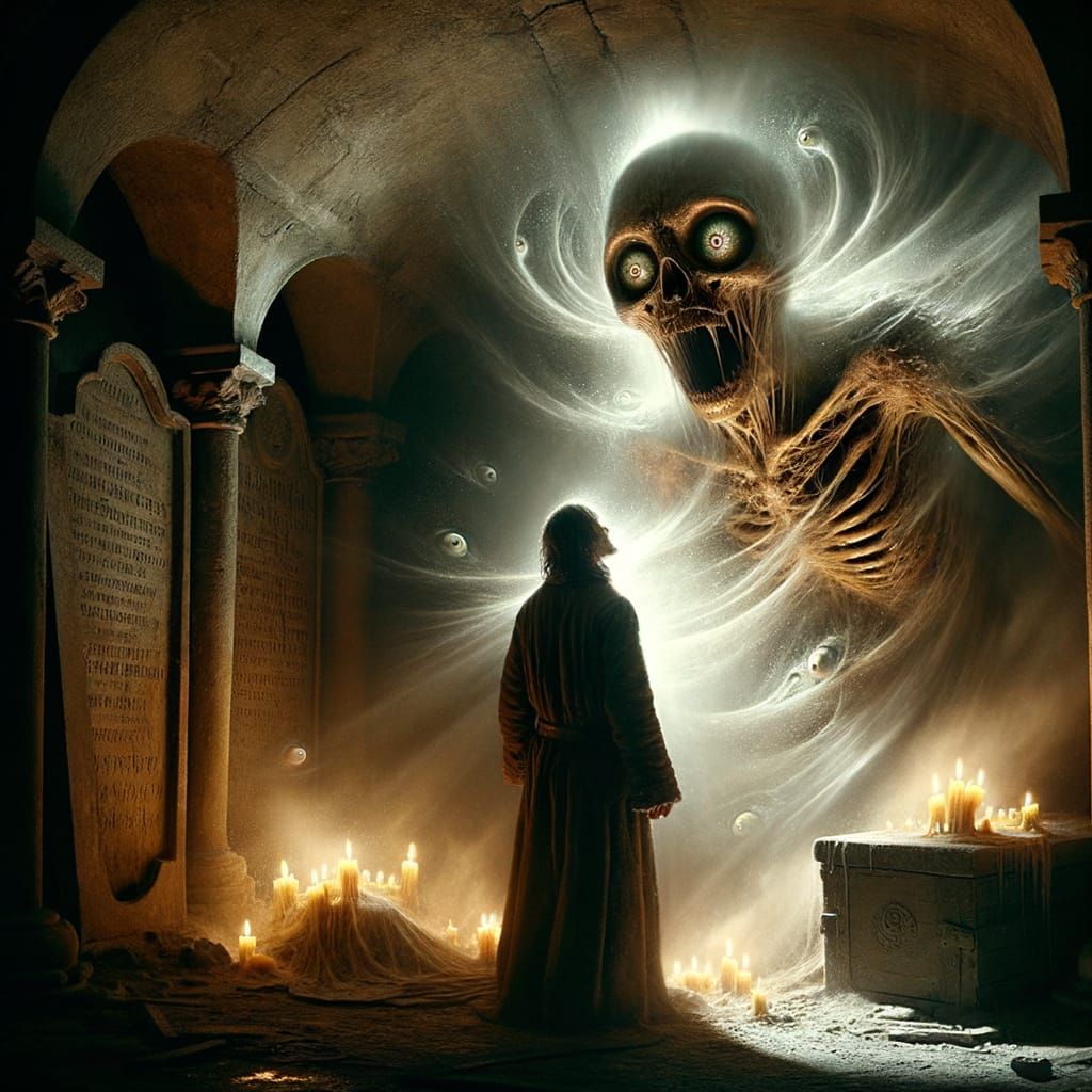 Frozen Horror in Flickering Candlelight