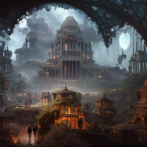 Epic and Detailed Digital Matte Painting