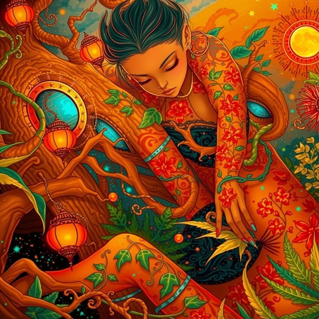 Enchanted Siren in Whispers of Twilight