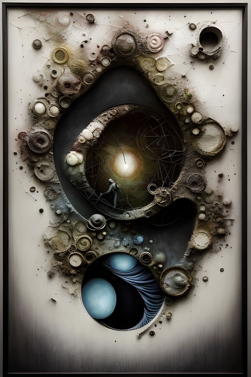 Fragmented Portal of Merging Realities