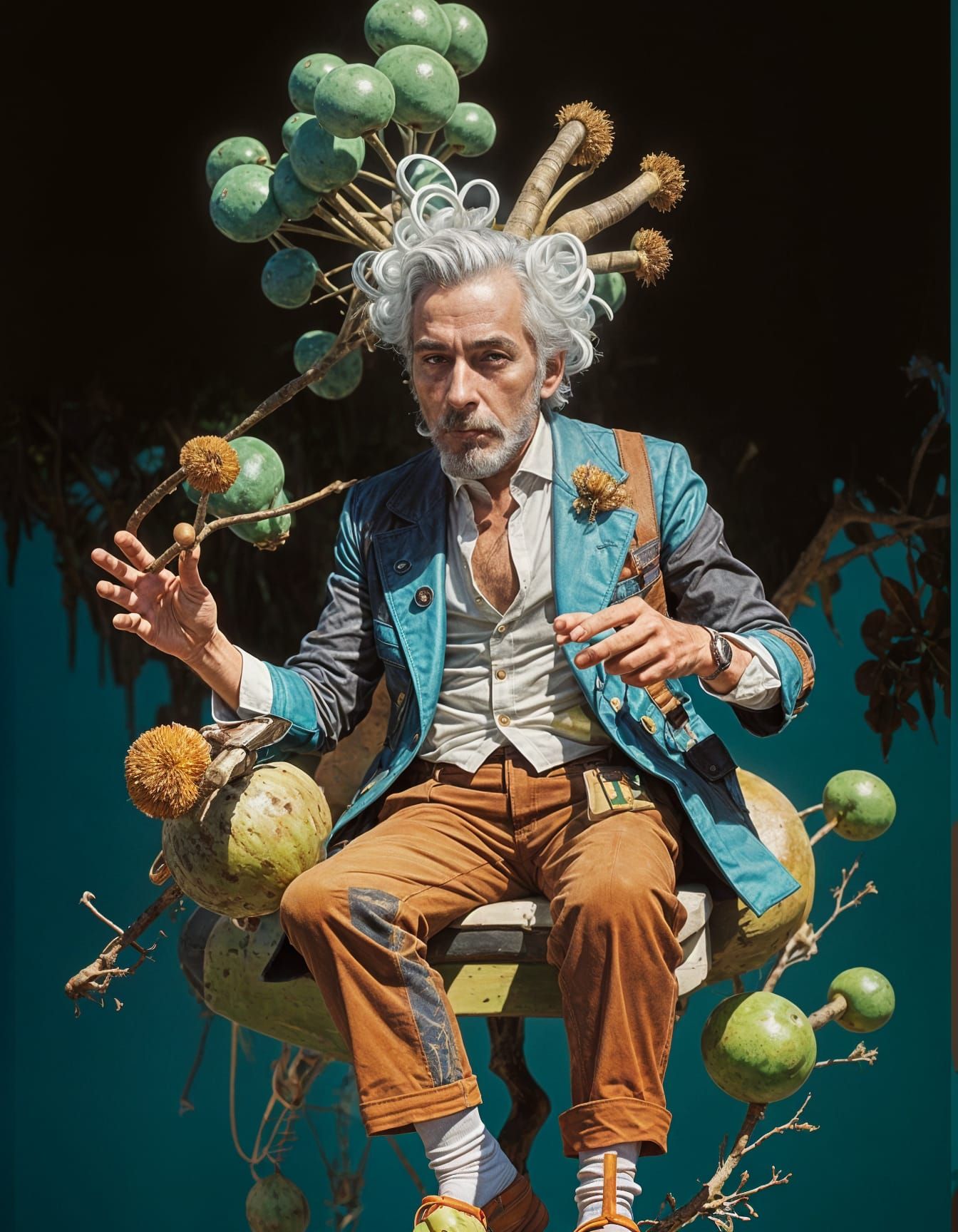 Surreal Palm Trees Defy Gravity and Heat in a Futuristic Lan...